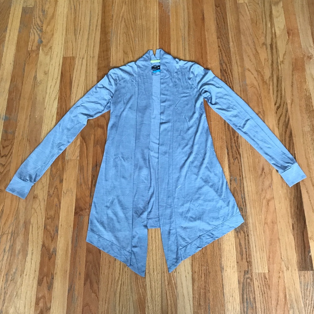 Icebreaker Merino Cool-Lite Sphere Cardigan Gray